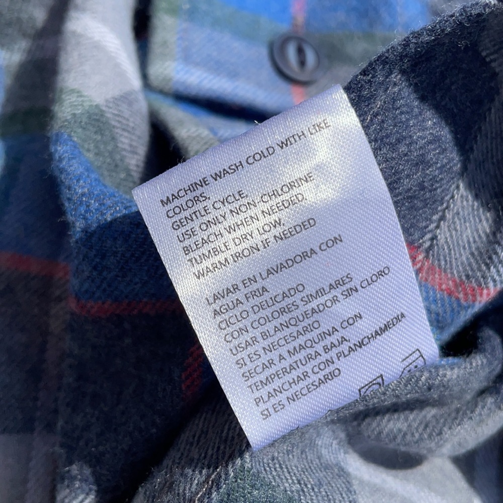 NWT Original Weatherproof Vintage Flannel L - Picture 7 of 7